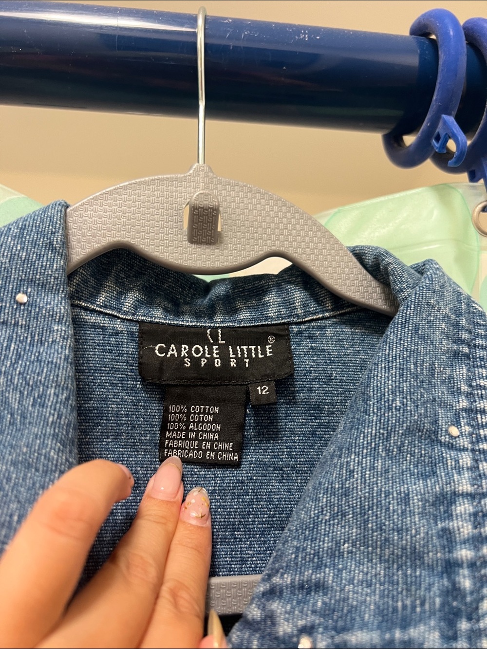 Denim Trucker Jacket - Blue - Picture 3 of 3